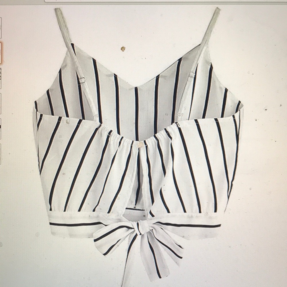 Verochic v Neck Cropped Cami - Picture 2 of 2